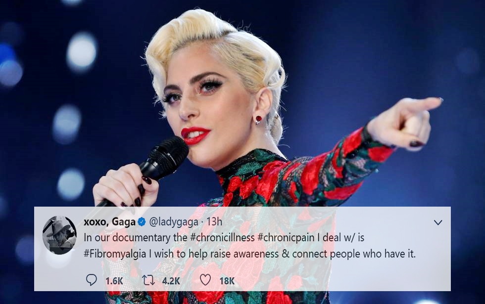 Lady Gaga opens up about her struggle with Fibromyalgia