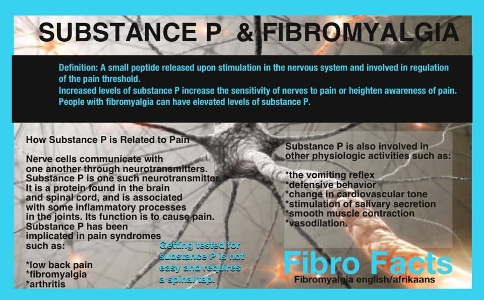 Substance P in Fibromyalgia ,High Levels Lead to Excess Pain